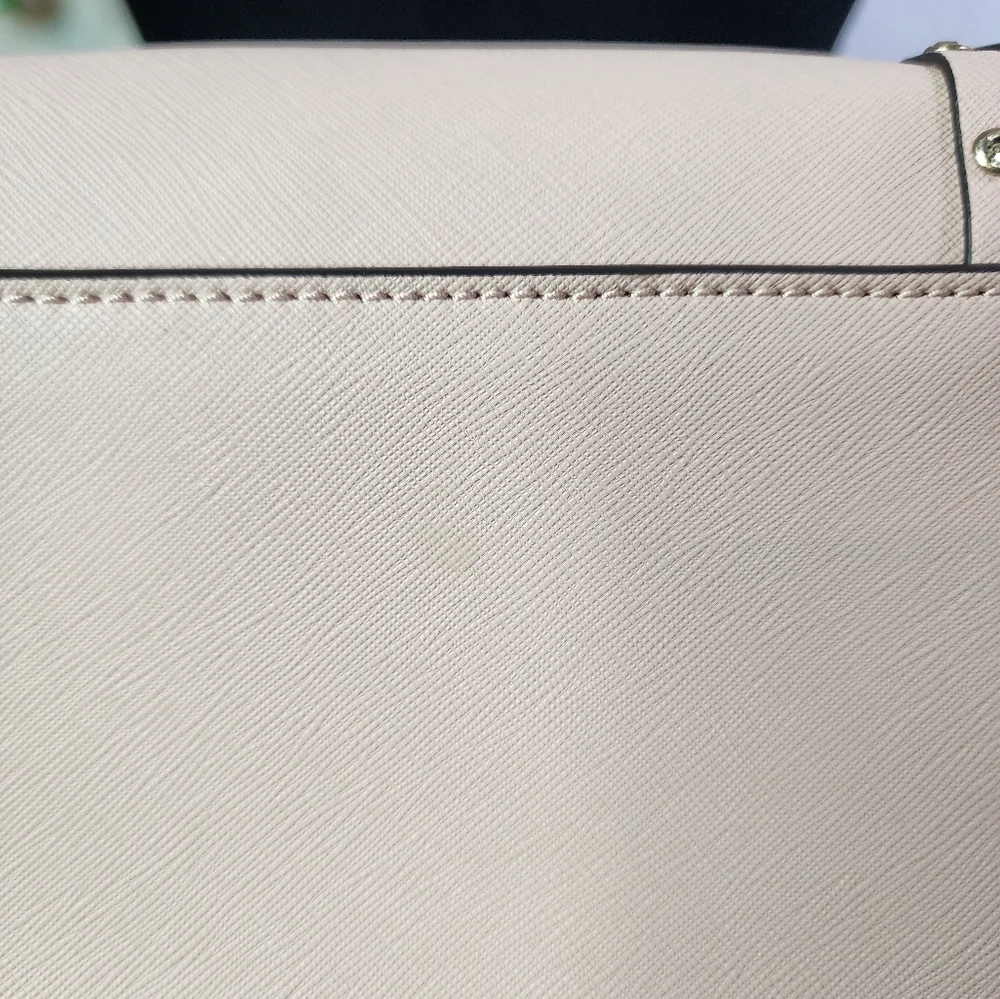 Kate Spade New York Laurel Way Jeweled‎ Saffiano Pink Cream Crossbody